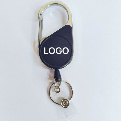 Heavy Duty Carabiner Retractable Badge Reel